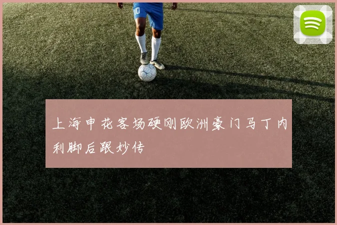 上海申花客场硬刚欧洲豪门马丁内利脚后跟妙传